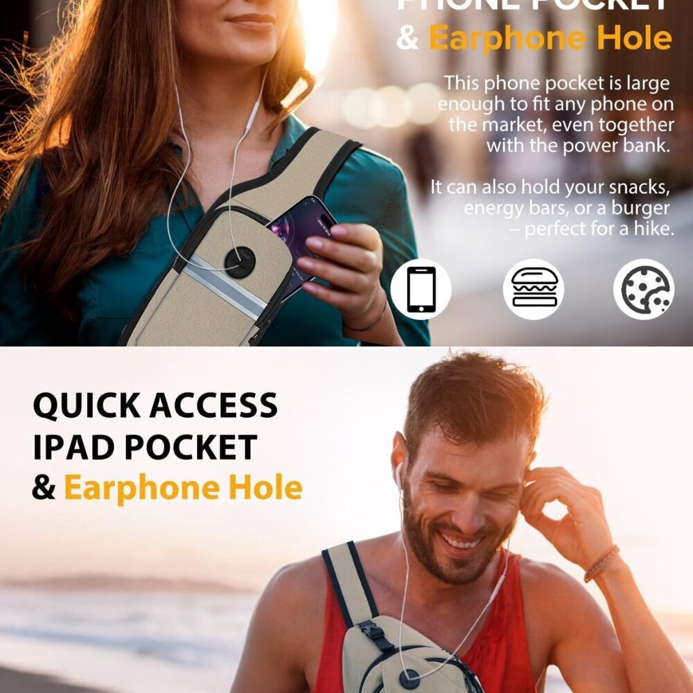 Multi-Functional Crossbody Daypack With Phone Hol… - image 3